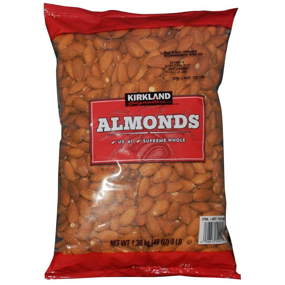 Kirkland Signature Almonds Supreme Whole 1.36 Kg