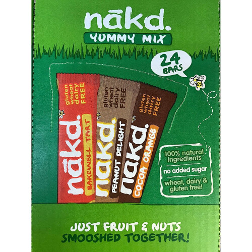 nakd. Yummy Mix. 24 x 35g bar pack. 1