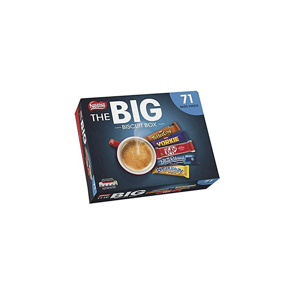 NestlÃ© The Big Biscuit Box 71 Chocolate Biscuit Bars - 2 Pack