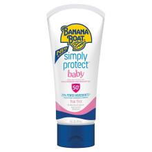 Banana Boat Simply Protect Baby Mineral-Based Sunscreen Lotion SPF 50+, 177 ml (6 fl oz)