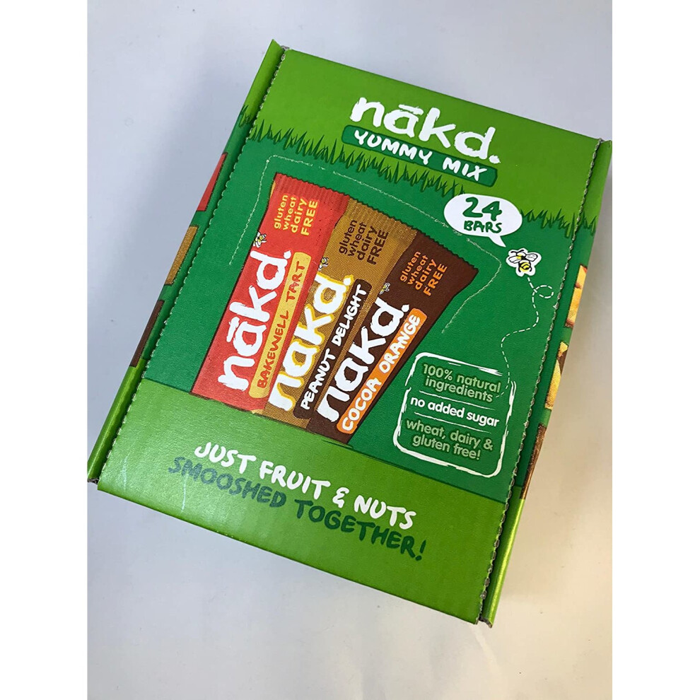 nakd. Yummy Mix. 24 x 35g bar pack.