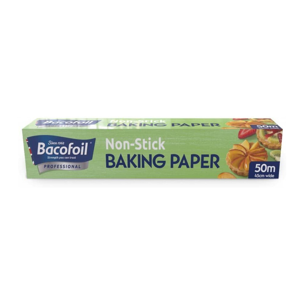 Bacofoil Baking Parchment Paper, 45cm / 50 M