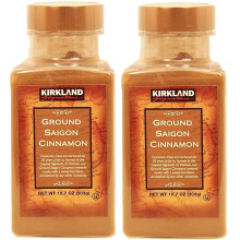 Kirkland Signature Ground Saigon Cinnamon, 2 x 303g (606g Total) - Sweet-Hot Flavor for Baking and Cooking