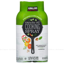 Kirkland Signature Canola Oil Cooking Spray Propellant-Free - 2 x 397g (794g total), Kosher & Non-GMO, Nonstick