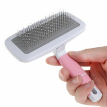 Pet Dog Cat Hair Brush Metal Pin Comb Fur Grooming Clean Deshedding Trimmer Tool
