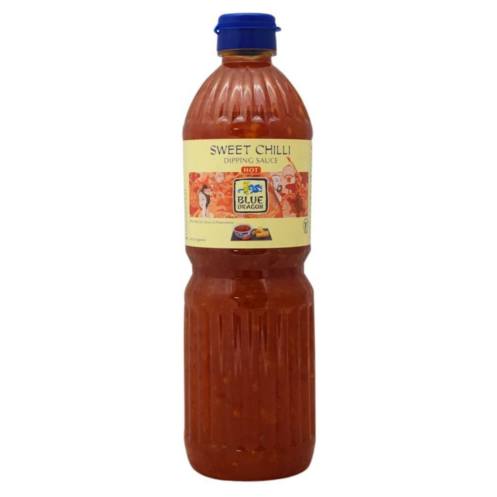Dragon Hot Sweet Chilli Dipping Sauce - 1 X 1 Litre Blue