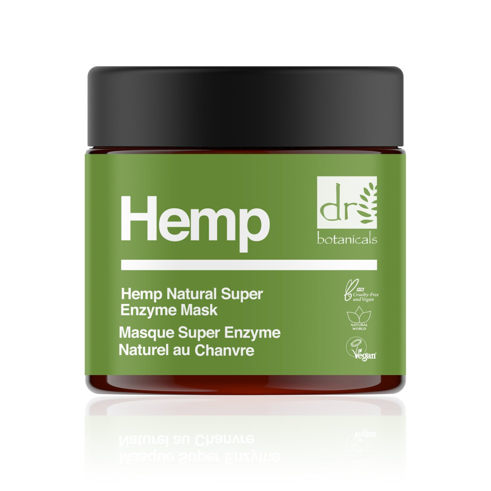 Dr Botanicals Apothecary Collection By Hemp Infused Super Natural Enzyme Mask