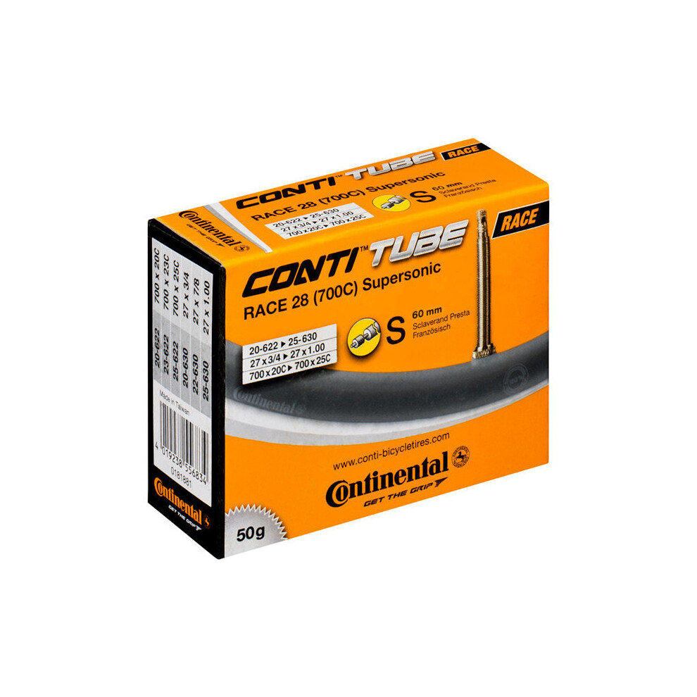 Continental R28 Supersonic 60 MM Presta Valve Inner Tube