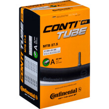 (27.5 Inch, Black) Continental MTB Light 42 MM Presta Valve Inner Tube