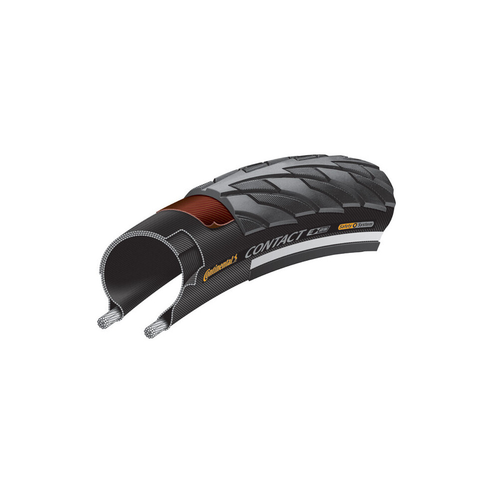 Continental (700 X 37C, ) Contact Reflex Tyre Black