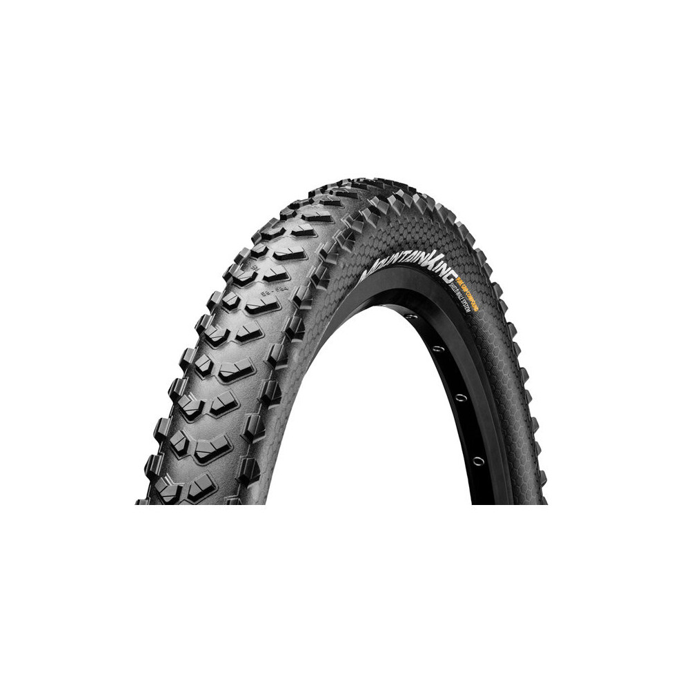Continental (29 X 2.3 Inch, ) Mountain King Iii Puregrip Shieldwall Folding Tyre Black