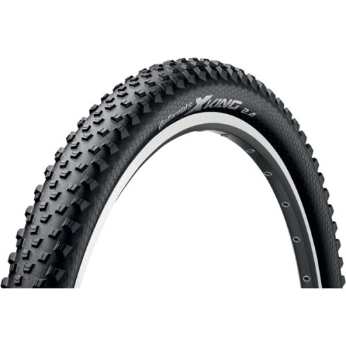 (26 X 2.2 Inch, Black) Continental Cross King Puregrip Tyre