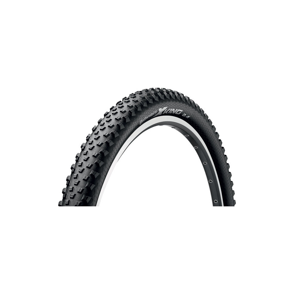 (26 X 2.2 Inch, Black) Continental Cross King Puregrip Tyre