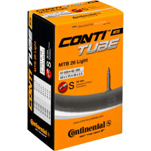 (26 Inch, Black) Continental MTB Light 42 MM Presta Valve Inner Tube