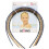 Scunci, Skinny Plastic Headbands, Assorted Colors, 4 Pieces 1