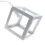 (White) 1lt Square Metal Wired Frame Pendant Light Cube Ceiling Lamp 3