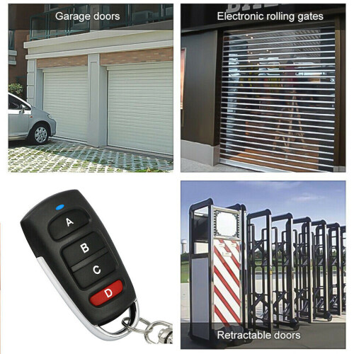 Universal Garage Door Remote Control Cloning 4 Button 433mhz Remote Control 2