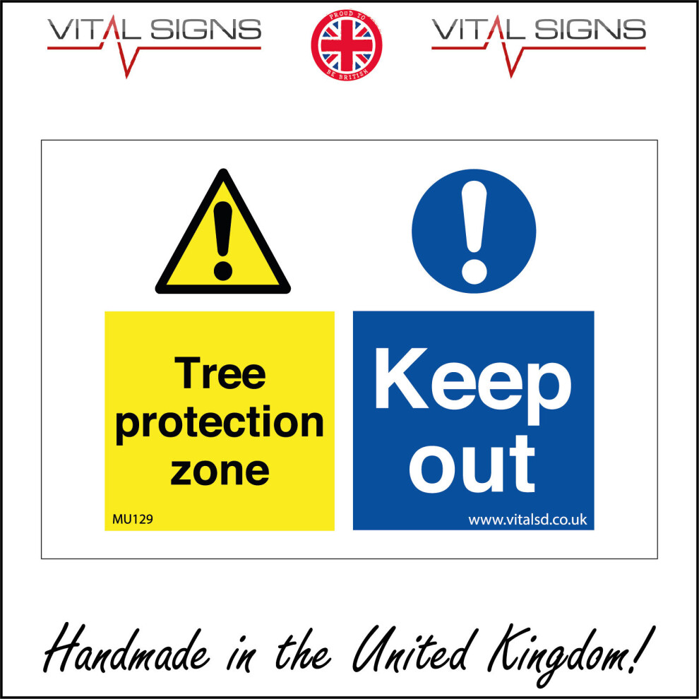 (200 x 150mm - 8 x 6, Dibond / Composite Aluminium) TREE PROTECTION ...