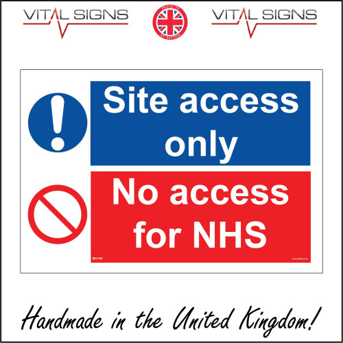 (200 x 150mm - 8 x 6, Sticker / Sav - White Background) SITE ACCESS ...