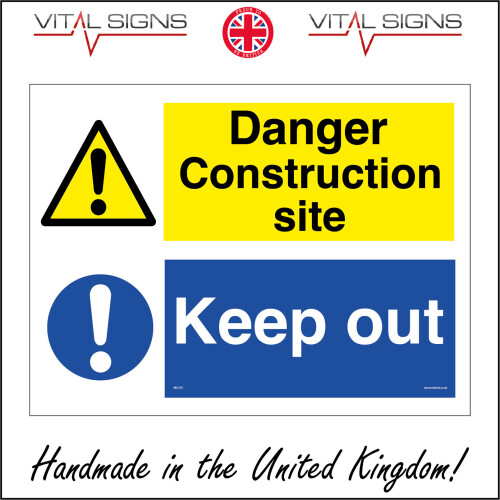 (400 x 300mm - 16 x 12, Sticker / Sav - White Background) MU210 Danger ...