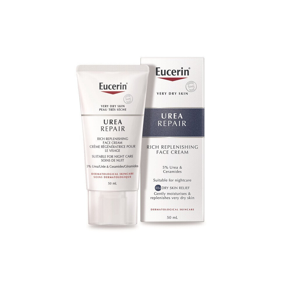 Eucerin Replenishing Face Night 5% Urea 50Ml Cream
