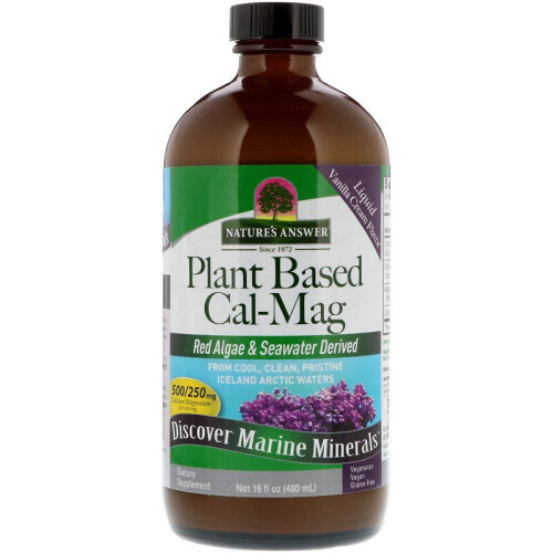 Nature's Answer Plant Based Cal/Mag 500/250mg 480ml 1491