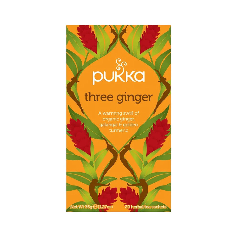 Pukka Three Ginger Tea Bags 80