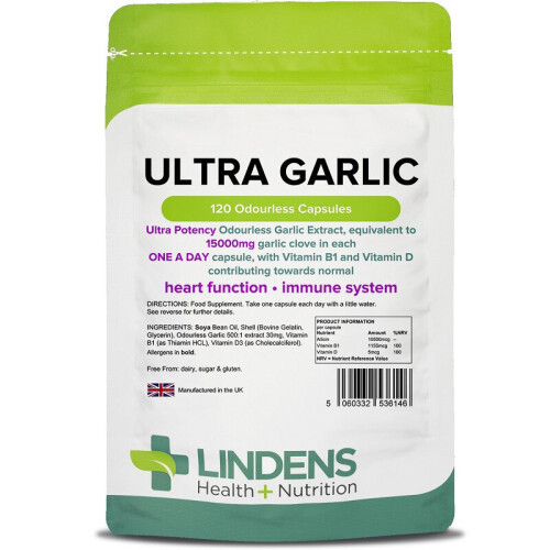LINDENS Lindens Ultra Garlic Capsules 120 (6146)