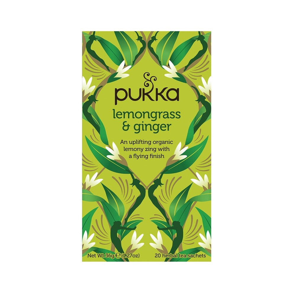 Pukka Lemongrass & Ginger Tea Bags 80