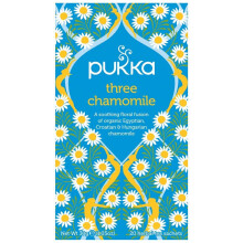 Pukka Three Chamomile Tea Bags - 80 Count, Organic Egyptian, Croatian & Hungarian Chamomile