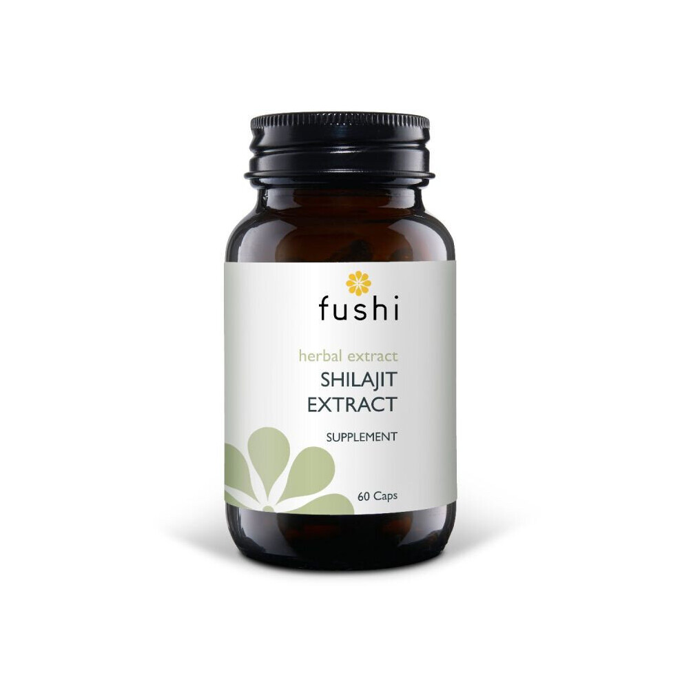 Fushi Wellbeing Shilajit Wholefood Extract 500Mg High Strength Veg Caps 60 (F0020740)