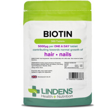Lindens Biotin 5mg Tablets 360 (3886)