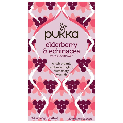 Pukka Pukka Elderberry and Echinacea Tea Bags 80