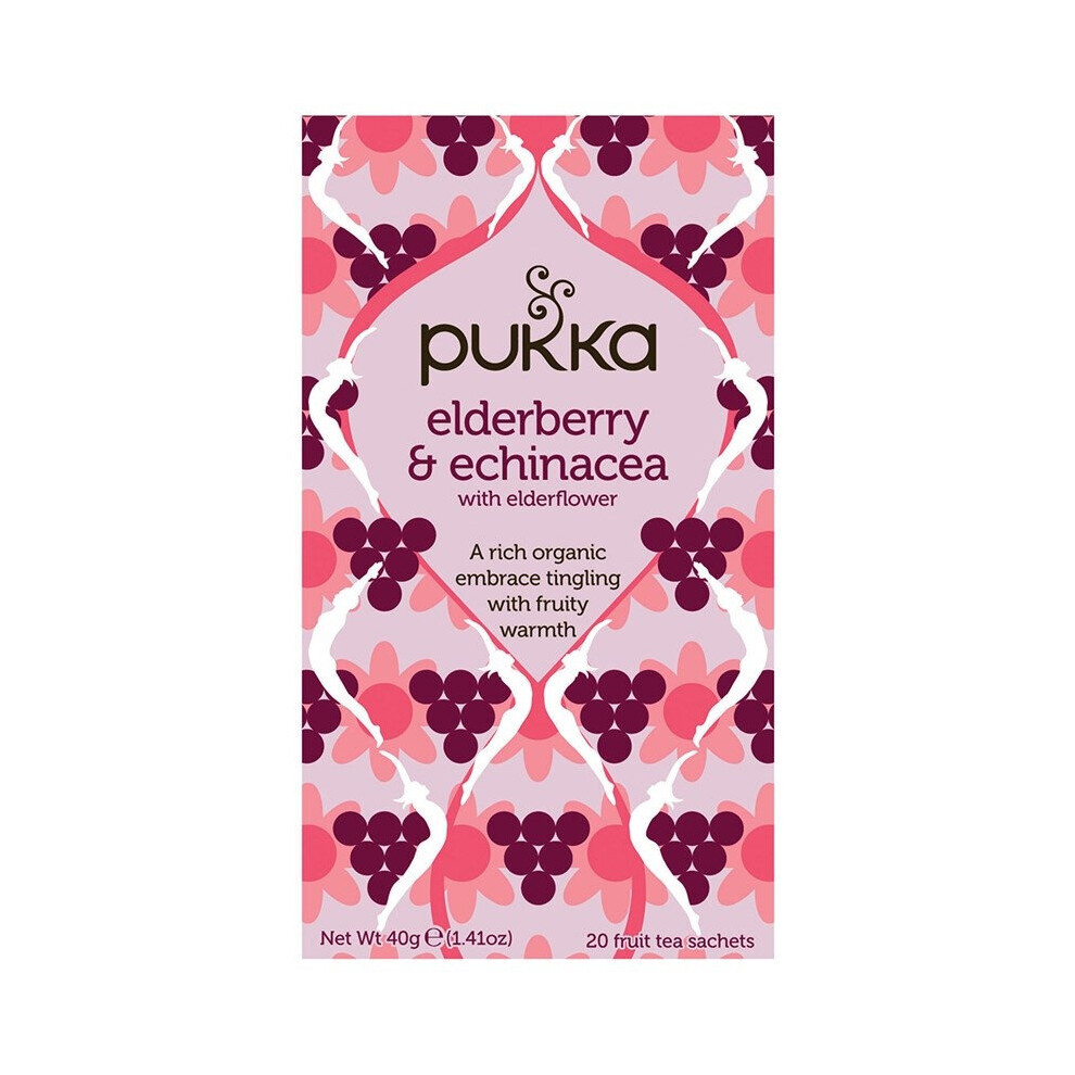 Pukka Elderberry and Echinacea Tea Bags 80