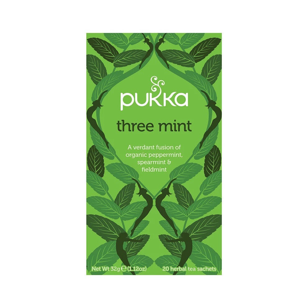 Pukka Three Mint Tea Bags 80