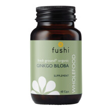 Fushi Wellbeing Wild Crafted Ginkgo 333mg Veg Caps 60 (F0020746)