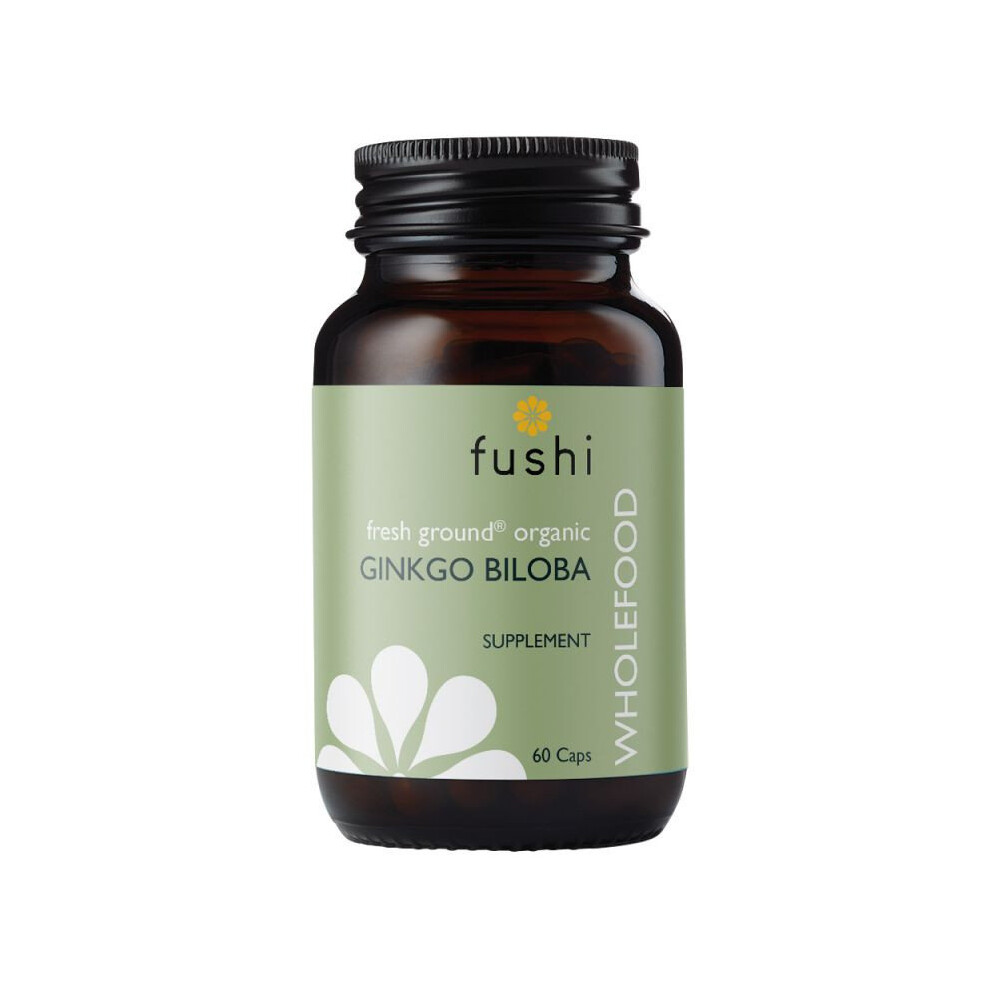 Fushi Wellbeing Wild Crafted Ginkgo 333Mg Veg Caps 60 (F0020746)