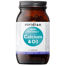 Viridian High Potency Calcium & Vitamin D3 Vegicaps 90 (310)