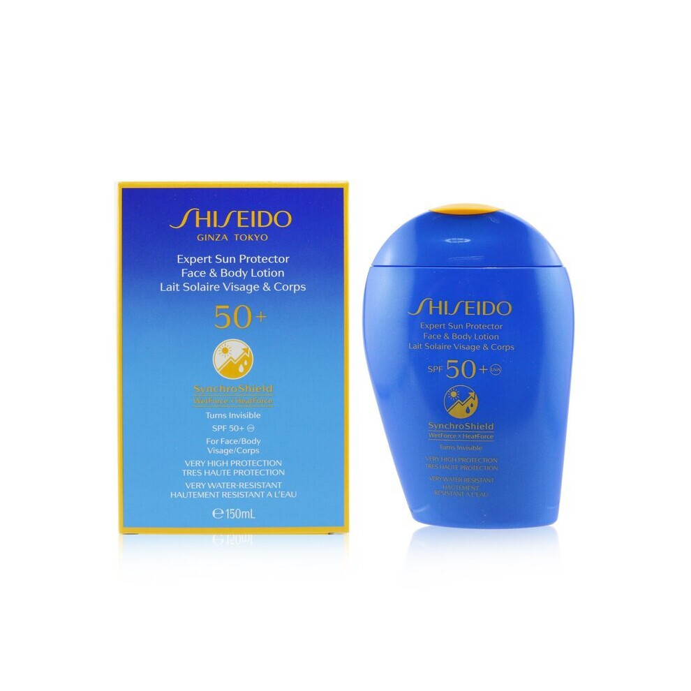 Shiseido Expert Sun Protector Spf 50+Uva Face & Body Lotion (Turns Invisible Very High Protection Very Water-Resistant) - 150