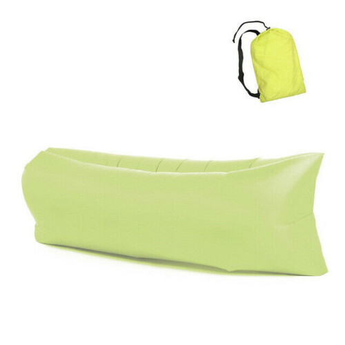 Ranpo (Green) Portable Inflatable Sleeping Bag Folding Air Sofa