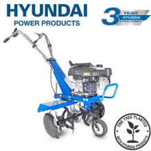 Hyundai HYT150 2.7kW 150cc 4-Stroke Petrol Garden Tiller, Cultivator, Rotovator & Rototiller
