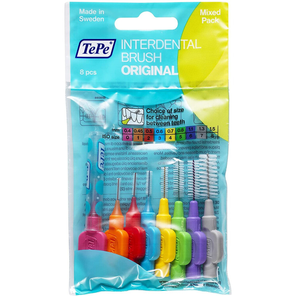 TePe Interdental Brushes Original Mixed 8 Brushes