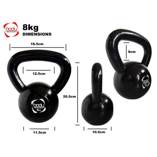 Kettlebell aus Gusseisen 8 kg 1