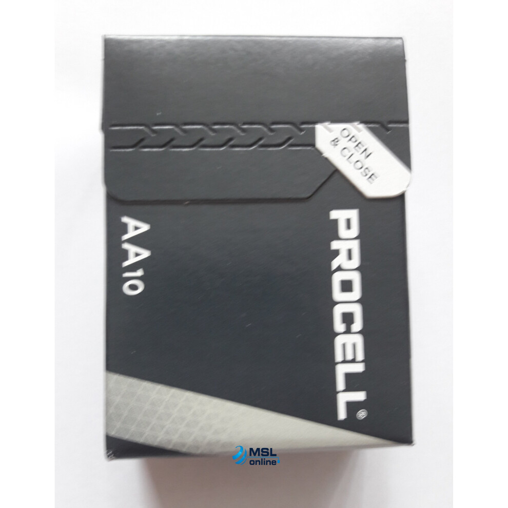 Duracell AA Industrial Battery 10 Alkaline Replaces Procell Expiry 2021