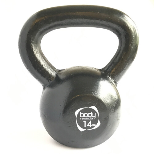 Kettlebell van gietijzer 14 kg 1