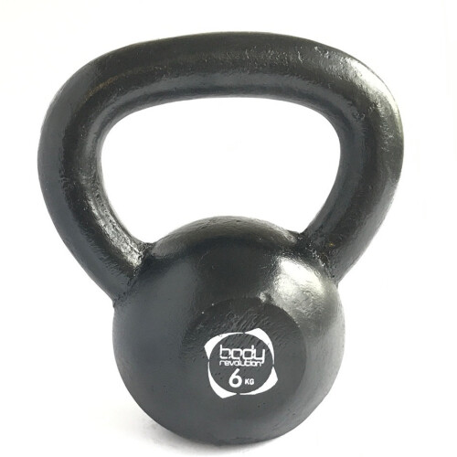 Kettlebell van gietijzer 6 kg 1