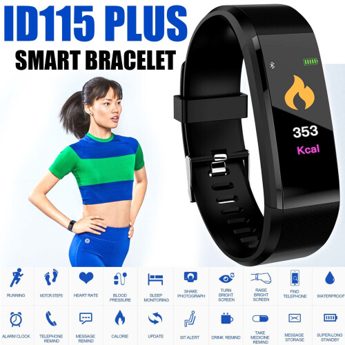 SMART FITNESS WATCH ACTIVITY TRACKER SMARTWATCH STEP CALORIE FITBIT 1