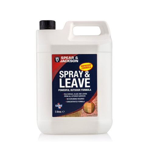 Spear & Jackson Spear & Jackson Spray & Leave 5L Concentrate Mould & Moss Killer