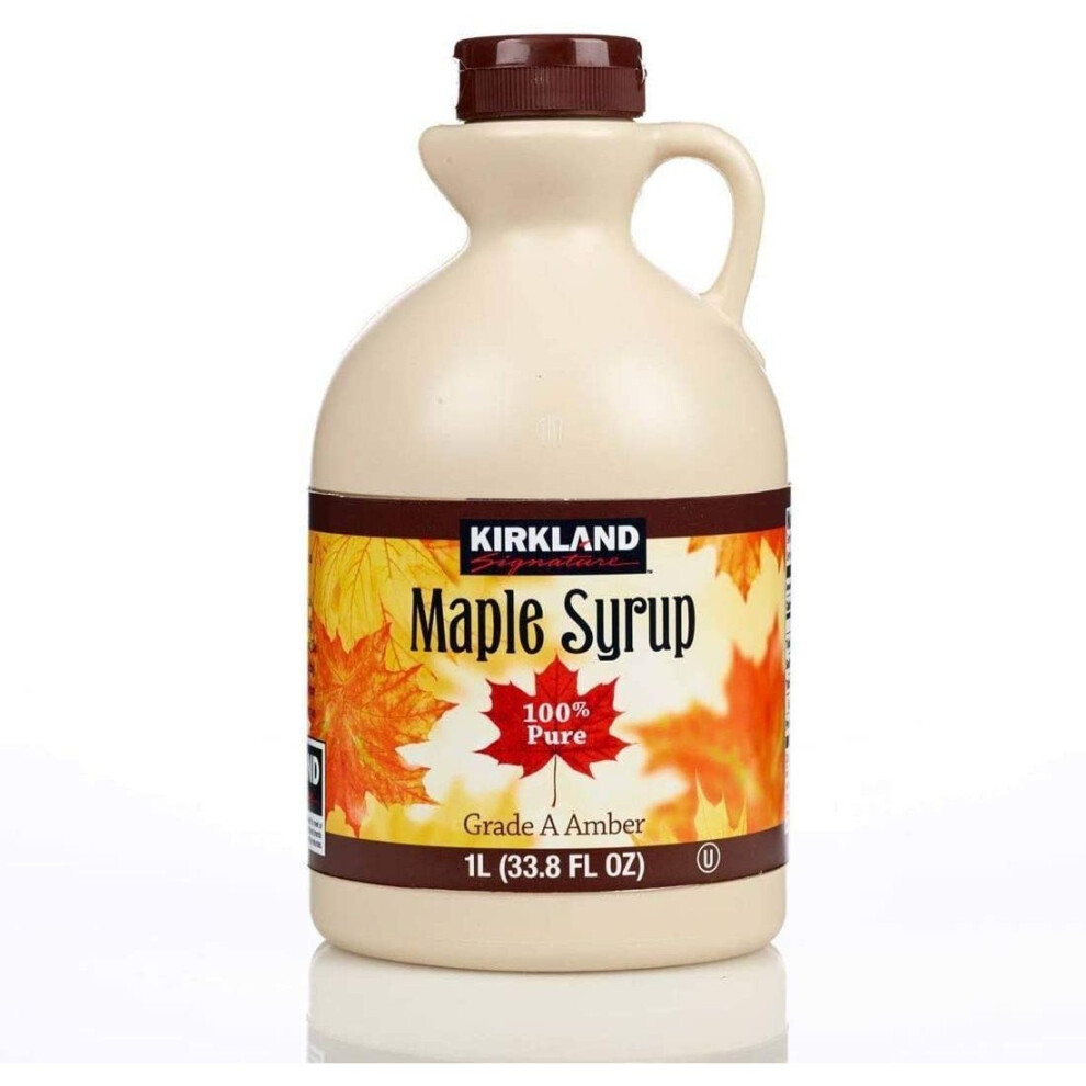 Kirkland Signature Canadian Maple Syrup - 1L - Grade A Amber