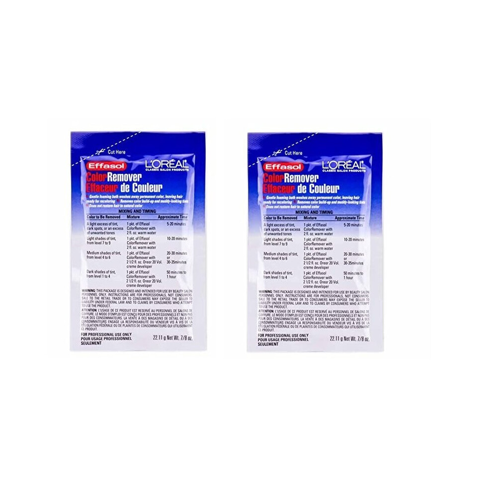 LâOrã©Al Paris Multicoloured (Color Remover - Pack Of 2) L'oreal Effasol Color Remover